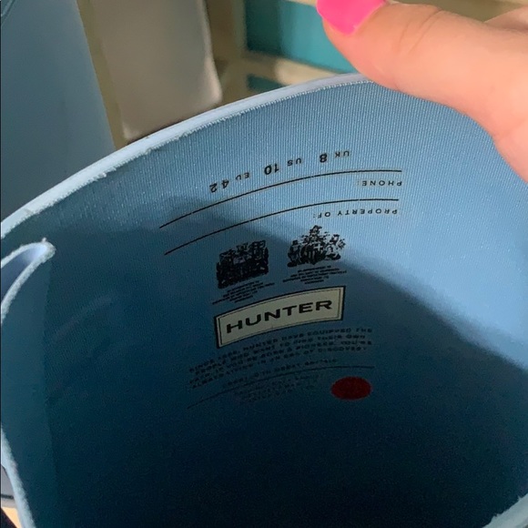 Periwinkle Hunter Boots - Picture 3 of 3